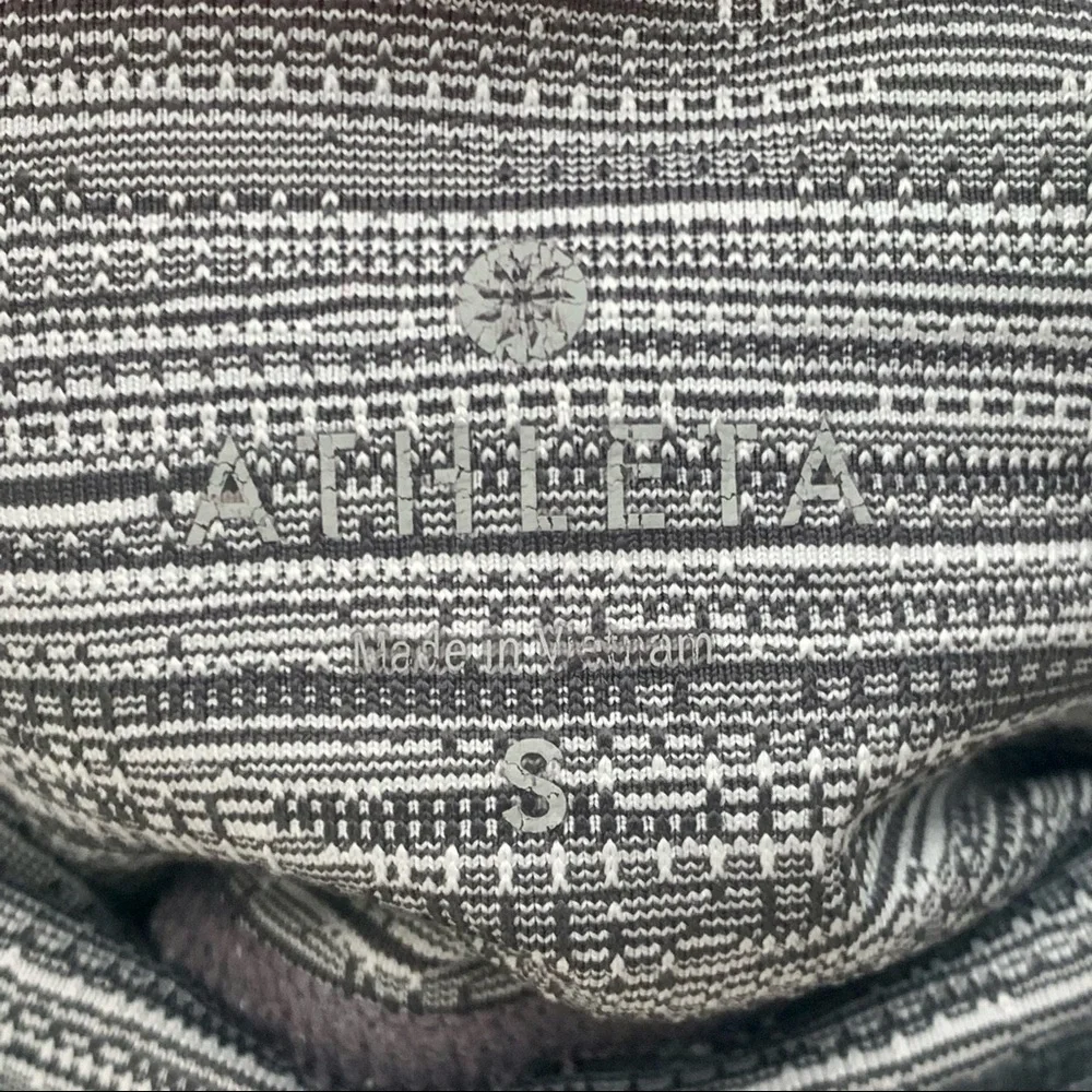 ATHLETA Jacquard Chaturanga Athletic Tight Legging Grey Size Small - Picture 3 of 13
